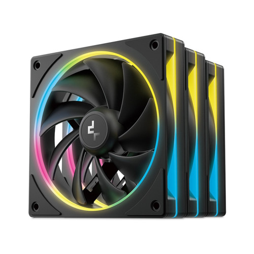 Кулер для корпуса Deepcool Набір вентиляторів Deepcool FL12SE 3IN1 для корпусу 3*120x120x25мм, HB, (FL12 SE 3IN1) – Deepcool