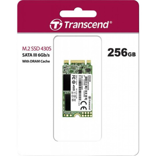 Накопичувач SSD M.2 2242 256GB Transcend (TS256GMTS430S) – TRANSCEND (вид 2)