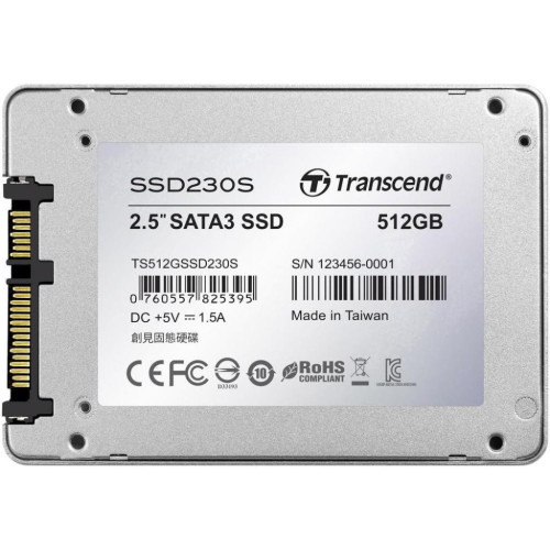Накопитель SSD 2.5" 512GB Transcend (TS512GSSD230S) – TRANSCEND (вид 2)
