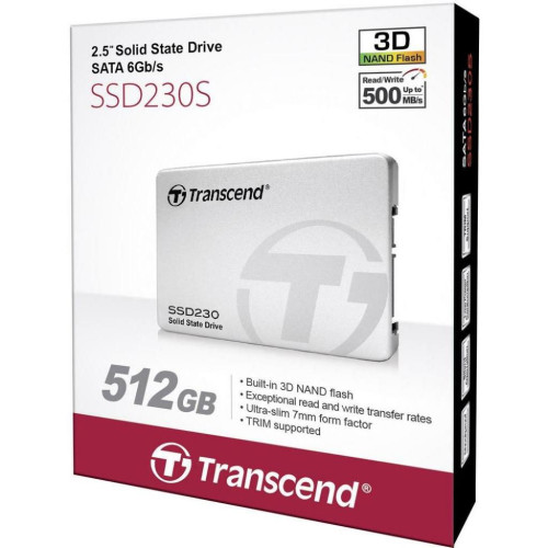 Накопитель SSD 2.5" 512GB Transcend (TS512GSSD230S) – TRANSCEND (вид 3)