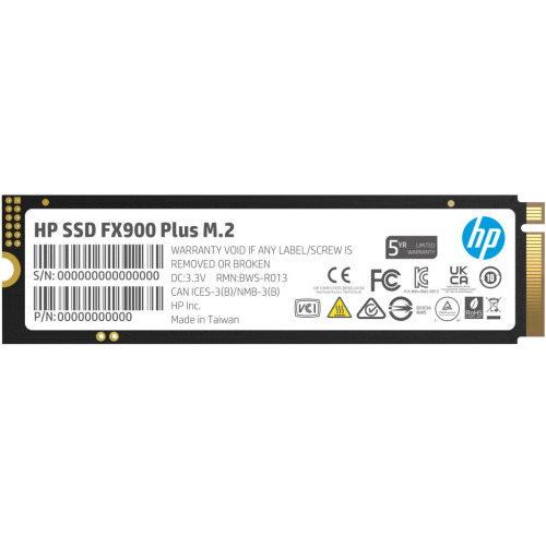 Накопичувач SSD M.2 2280 512GB FX900 Plus HP (7F616AA) – HP