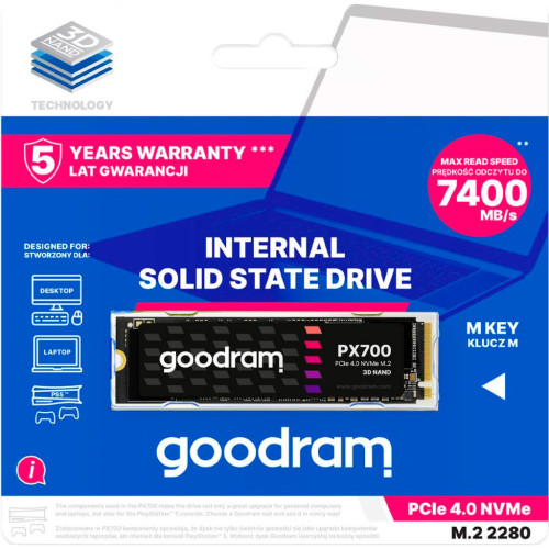 Накопитель SSD M.2 2280 2TB Goodram (SSDPR-PX700-02T-80) – GOODRAM (вид 3)
