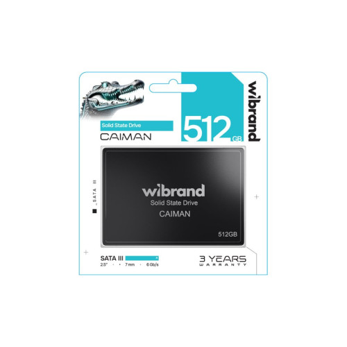 Накопитель SSD 2.5" 512GB Caiman Wibrand (WI2.5SSD/CA512GBST) – Wibrand (вид 1)
