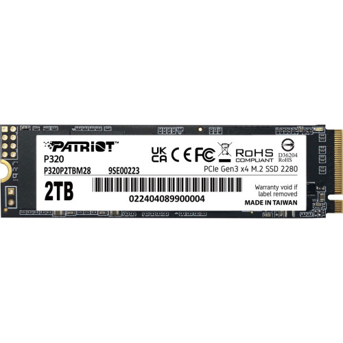 Накопичувач SSD M.2 2280 2TB Patriot (P320P2TBM28) – Patriot