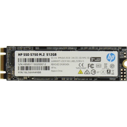 Накопичувач SSD M.2 2280 512GB S750 HP (16L56AA) – HP