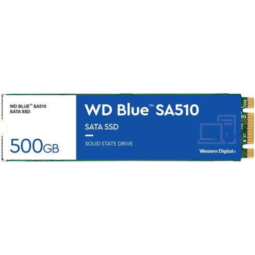 Накопитель SSD M.2 2280 500GB SA510 WD (WDS500G3B0B) – WD (вид 1)