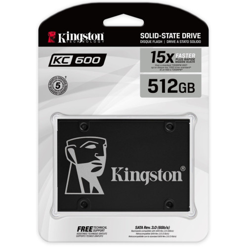 Накопичувач SSD 2.5" 512GB Kingston (SKC600/512G) – KINGSTON (вид 2)