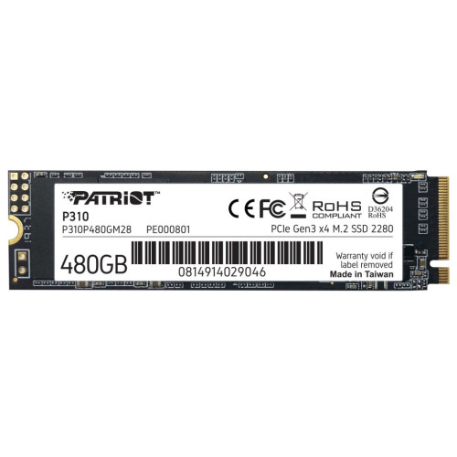 Накопитель SSD M.2 2280 480GB Patriot (P310P480GM28) – Patriot