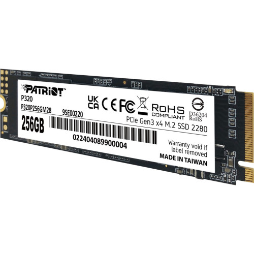 Накопичувач SSD M.2 2280 256GB Patriot (P320P256GM28) – Patriot (вид 2)