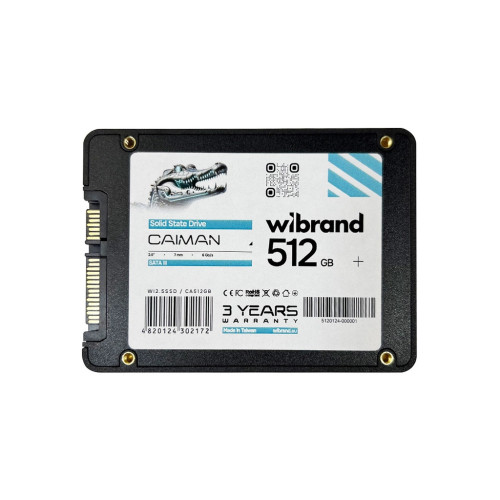 Накопитель SSD 2.5" 512GB Caiman Wibrand (WI2.5SSD/CA512GB) – Wibrand (вид 1)
