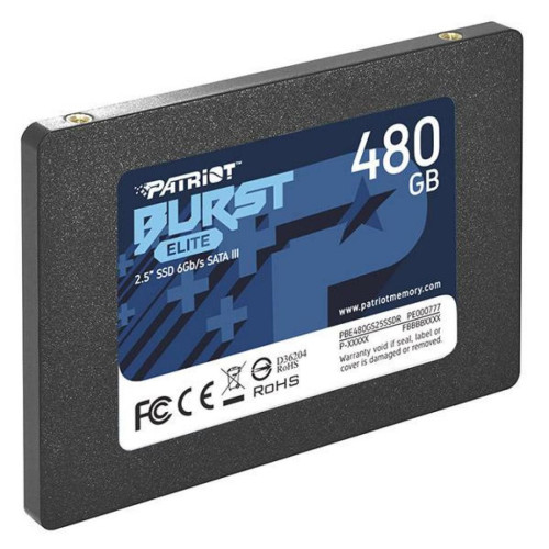 Накопитель SSD 2.5" 480GB Burst Elite Patriot (PBE480GS25SSDR) – Patriot (вид 1)