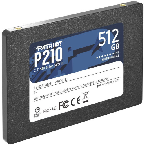 Накопитель SSD 2.5" 512GB Patriot (P210S512G25) – Patriot (вид 1)