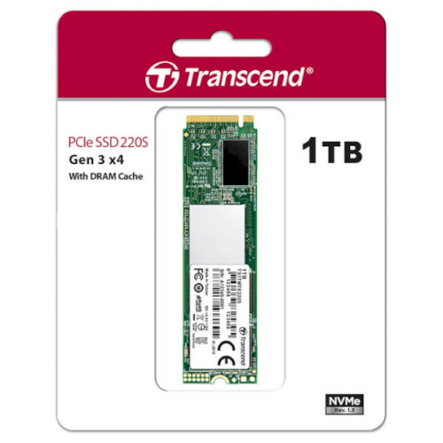 Накопитель SSD M.2 2280 1TB Transcend (TS1TMTE220S) – TRANSCEND (вид 1)