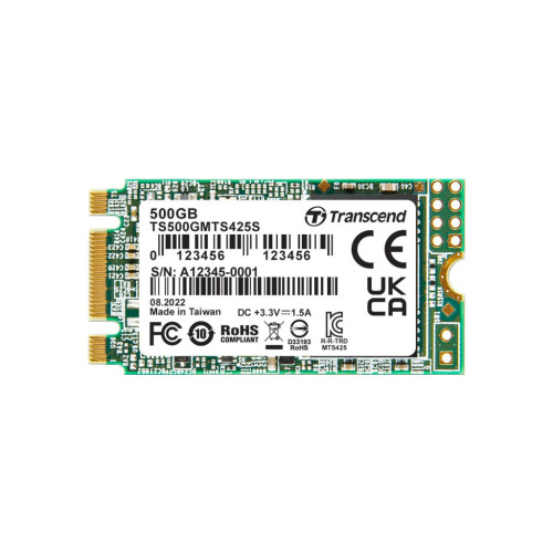 Накопичувач SSD M.2 2242 500GB Transcend (TS500GMTS425S) – TRANSCEND