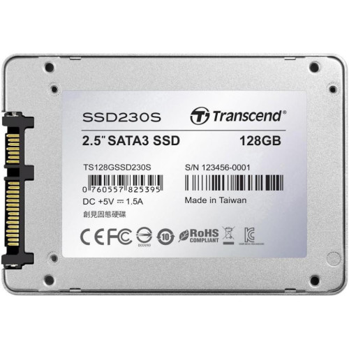 Накопитель SSD 2.5" 128GB Transcend (TS128GSSD230S) – TRANSCEND (вид 2)