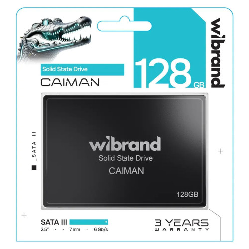 Накопитель SSD 2.5" 128GB Caiman Wibrand (WI2.5SSD/CA128GBST) – Wibrand (вид 1)
