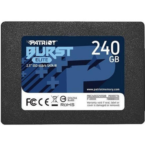 Накопичувач SSD 2.5" 240GB Burst Elite Patriot (PBE240GS25SSDR) – Patriot