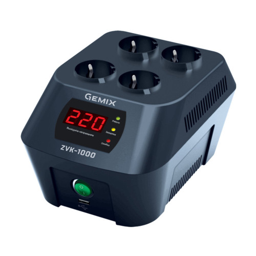 Стабилизатор Gemix ZVK-1000 (ZVK1000.700W) – GEMIX