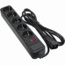 Сетевой фильтр питания Patron 2 m3*1mm2 (SP-1055U) 5 розеток BLACK (EXT-PN-SP-1055U) – PATRON