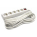 Сетевой фильтр питания PowerPlant 7 м, 5 розеток, 3x1мм2 (PPSA08M70S5) – PowerPlant