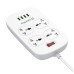 Мережевий фільтр живлення ColorWay 4 розетки/4USB White 1.8м (1QC3.0 + 3 AUTO ID) (CW-CHU44QW) – ColorWay (вид 1)