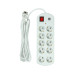Сетевой фильтр питания PowerPlant 5м, 10 розеток, USB, євро, 100% мідь (YS-N6065/5) (EX610556) – PowerPlant (вид 1)