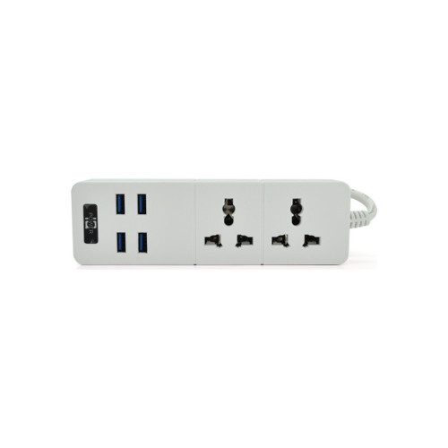 Мережевий фільтр живлення Voltronic TВ-Т07, 2роз, 4*USB White (ТВ-Т07-White) – Voltronic