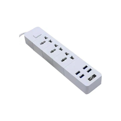 Мережевий фільтр живлення Voltronic TВ-Т08, 3роз, 4*USB White (ТВ-Т08-White) – Voltronic
