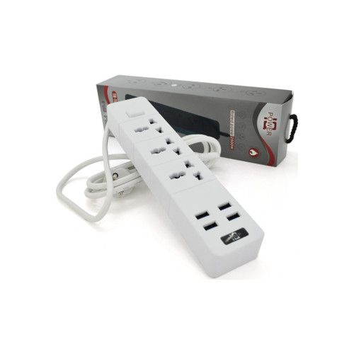 Мережевий фільтр живлення Voltronic TВ-Т08, 3роз, 4*USB White (ТВ-Т08-White) – Voltronic (вид 1)