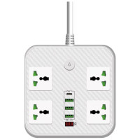 Сетевой фильтр питания Voltronic TВ-Т90, 4роз, 3*USB White (ТВ-Т90-White)