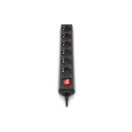Сетевой фильтр питания REAL-EL RS-6 Protect M 1.8m, black (EL122300032) – REAL-EL (вид 2)