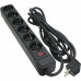 Мережевий фільтр живлення Patron 3.0 m3*1.5mm2 (SP-1663) 6 розеток BLACK (EXT-PN-SP-1663) – PATRON