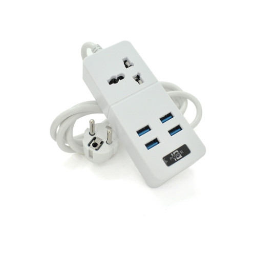 Сетевой фильтр питания Voltronic TВ-Т06, 1роз, 4*USB White (ТВ-Т06-White) – Voltronic