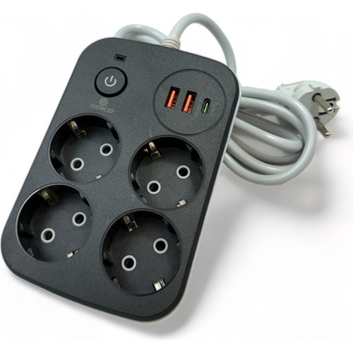 Сетевой фильтр питания XoKo XK-SP-4-2-1-BK – XoKo