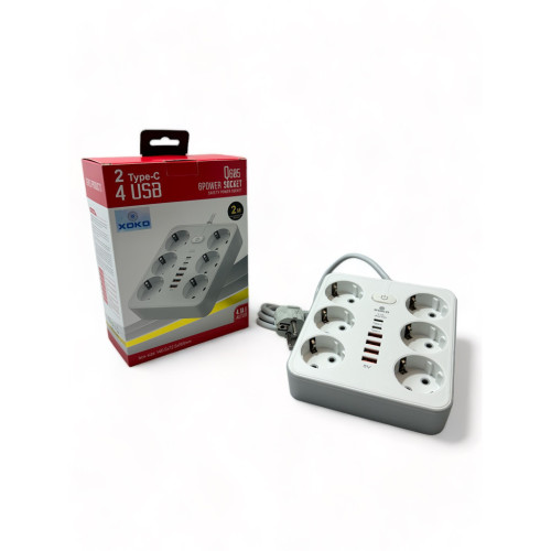 Сетевой фильтр питания XoKo XK-SP-6-4-2-WH – XoKo (вид 1)