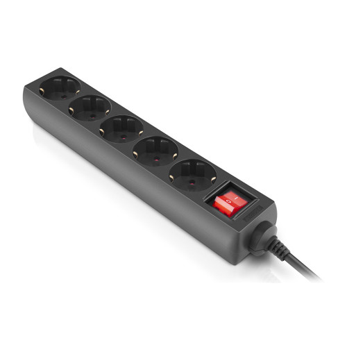 Сетевой фильтр питания REAL-EL RS-Protect M 1.8m, black (EL122300026) – REAL-EL (вид 2)