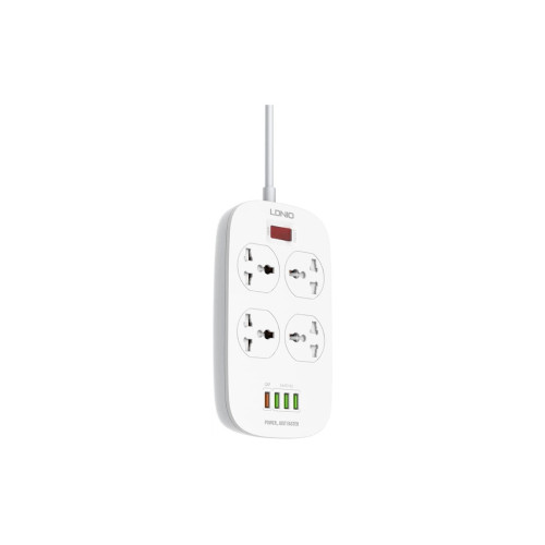 Сетевой фильтр питания LDNIO SC4407Q 4роз. 4USB 2м (SC4407Q) – LDNIO (вид 2)