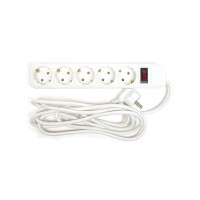 Сетевой фильтр питания PowerPlant 3 м, 5 розеток, евростандарт (JY-1056/3) (PPSA10M30S5B)