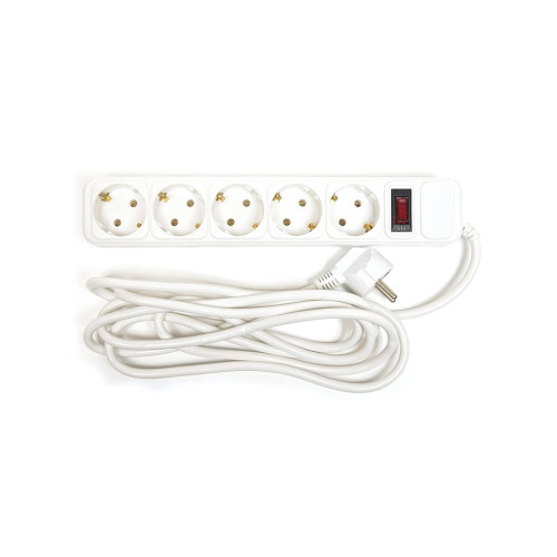 Сетевой фильтр питания PowerPlant 3 м, 5 розеток, евростандарт (JY-1056/3) (PPSA10M30S5B) – PowerPlant