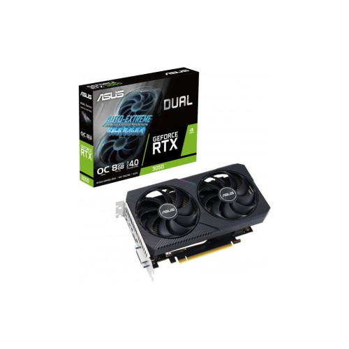 Відеокарта ASUS GeForce RTX3050 8Gb DUAL OC (DUAL-RTX3050-O8G-V2) – ASUS (вид 1)