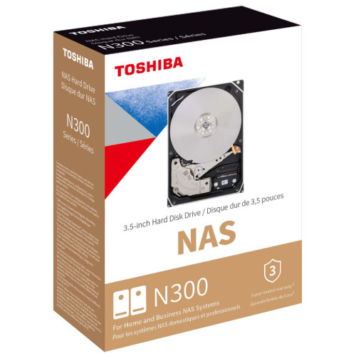Жорсткий диск 3.5" 18TB N300 Toshiba (HDWG51JUZSVA) – TOSHIBA (вид 1)