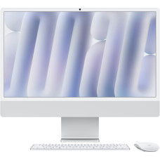 Компьютер Apple 24" iMac Retina 4.5K / Apple M4 (10-c/CPU, 10-c/GPU), 16, 256, Silver (MWUU3UA/A)