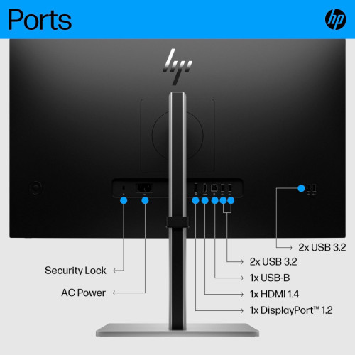 Монитор HP E27 G5 (6N4E2AA) – HP (вид 3)