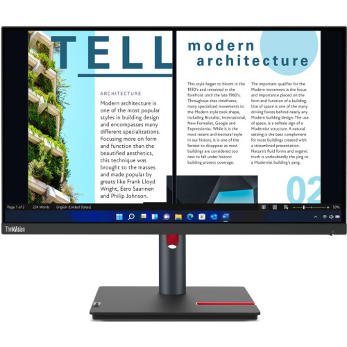 Монітор Lenovo P24q-30 (63B4GAT6UA) – lenovo