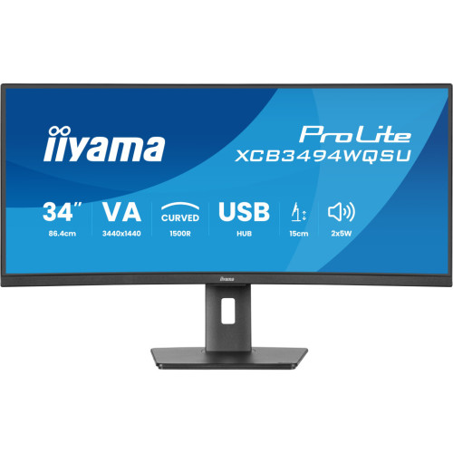 Монитор iiyama XCB3494WQSU-B1 – iiyama