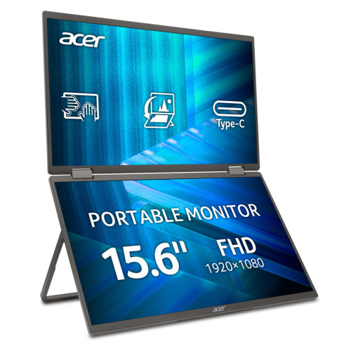 Монітор Acer Dual Portable PD163QTbmiuux (UM.ZP3EE.011) – Acer