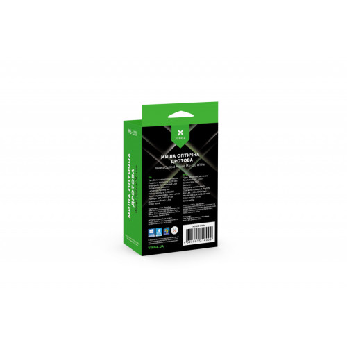 Мышка Vinga MS-110 White – Vinga (вид 2)