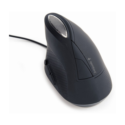 Мишка Gembird MUS-ERGO-03 USB Black (MUS-ERGO-03) – Gembird (вид 2)