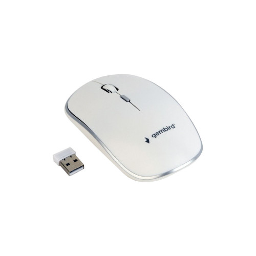 Мишка Gembird MUSW-4B-01-W White (MUSW-4B-01-W) – Gembird (вид 1)