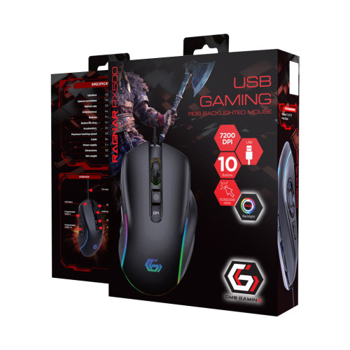 Мишка Gembird Ragnar RX500 USB RGB Black (MUSG-RAGNAR-RX500) – Gembird (вид 3)